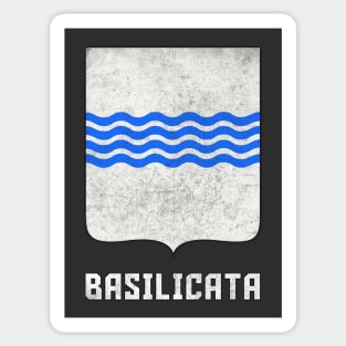 Basilicata Italy / Coat of Arms / Vintage Faded Style Sticker